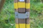 Preview: Ww2 Wehrmacht wooden tripod, tripod for theodolite, optics, directional circle or spotlight used condition, manufacturer VIB