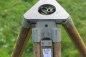 Preview: Ww2 Wehrmacht wooden tripod, tripod for theodolite, optics, directional circle or spotlight used condition, manufacturer VIB