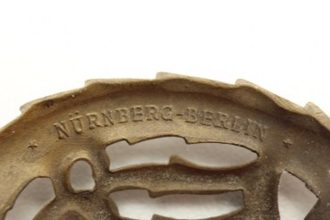 ww2 DRL Sportabzeichen in Bronze, L. CHR. Lauer Nürnberg - Berlin