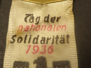 Drei Abzeichen - 2x Februar 1934 + Tag der nationalen Solidarität 1936 Gau Düsseldorf