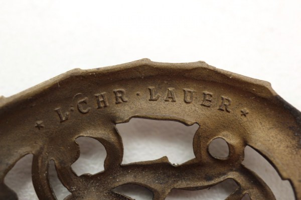 ww2 DRL Sportabzeichen in Bronze, L. CHR. Lauer Nürnberg - Berlin