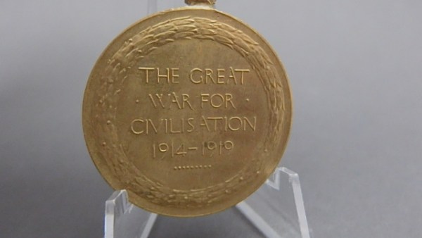 Great Britain Medal 1914-1919, The Great War for Civilization